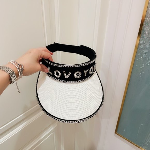 love you Alphabet Empty Top hat Sun visor baseball cap Outdoor cap main image 6